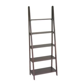 OSP Designs Espresso 72 H Ladder Bookcase