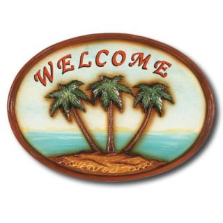 RAM Gameroom Welcome Palm Trees Outdoor Sign