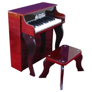 Schoenhut 25 Key Elite Spinet Piano in Mahogany / Black