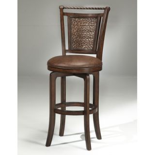 Hillsdale Norwood 26.5 Swivel Counter Stool in Cherry