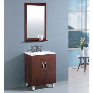  Home Decor Transitional Single 23.5 Bathroom Vanity   YVEC 125