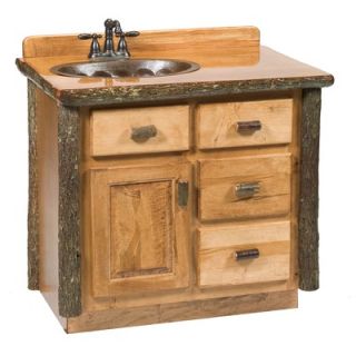 Fireside Lodge Hickory 36 Bathroom Sink Vanity