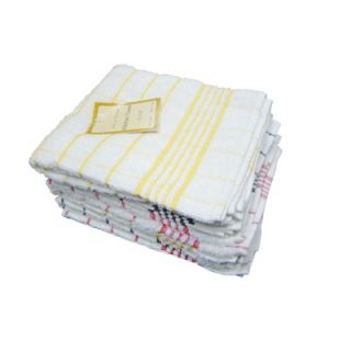 Textiles Plus Inc. Checked Kitchen Towel (Set of 6)   S/6 KT 1525