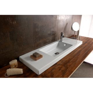  Serie 35 Ceramic Bathroom Sink with Overflow   Art 3502011 35 / 100
