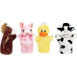 Get Ready Kids Farm Puppet Set (Cow, Horse, Pig, Duck)