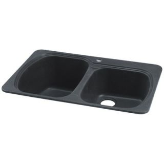 Astracast USA D 33 x 22 Granite ROK Double Bowl Kitchen Sink   AS