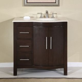  36 Single Sink Bathroom Vanity Cabinet   HYP 0912 CM UWC 36 L / HYP