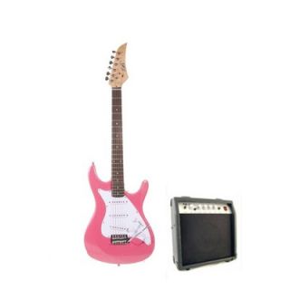 BGuitars Pink Assassin Electric Guitar Combo with Amplifier   GE39CO