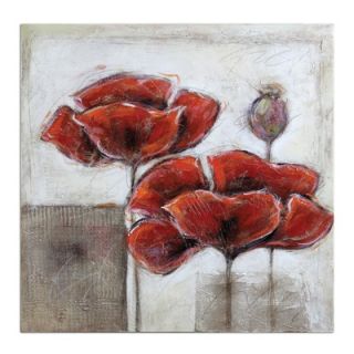 Uttermost The Red Ladies Canvas Wall Art By Carolyn Kinder   31.5 x