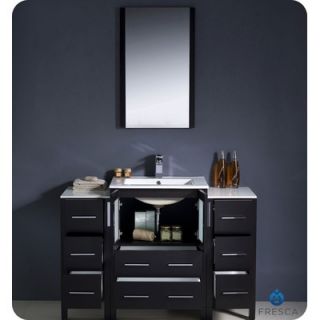 Fresca Torino 48 Modern Bathroom Vanity with 2 Side Cabinets and
