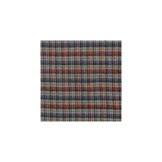 Patch Magic Tan and Blue Plaid Red Pink Line Bed Skirt / Dust Ruffle