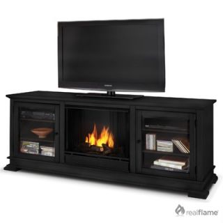 Real Flame Churchill 51 Ventless TV Stand with Gel Fuel Fireplace