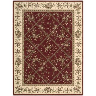 Nourison Somerset Burgundy Rug   ST57 BUR