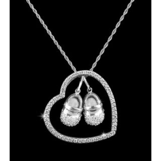 Solstice Design Studio Heart n Sole 0.67 Carat Diamond Necklace in 14k