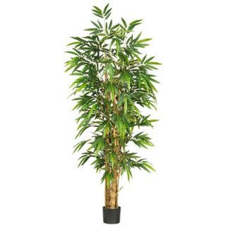 Nearly Natural 72 Silk Belly Bamboo Tree in Green