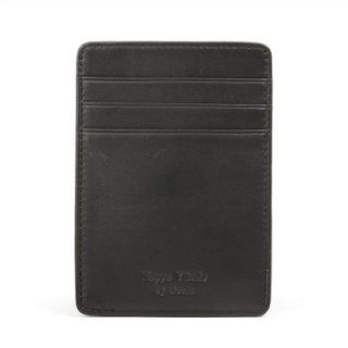 Bosca Nappa Vitello Deluxe Front Pocket Wallet in Black   78 100