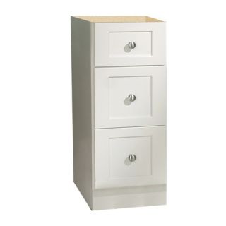 Cape Cod Series 12 x 18 Maple Bathroom Vanity with Three Drawer in