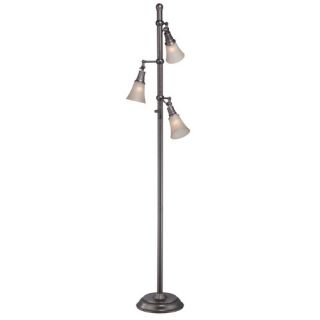  Old River Canoe Torchiere Floor Lamp in Multicolor   85 2164 81