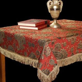  Paisley Design 60 X 84 Tablecloth   Chenille Paisly TC 3006 4