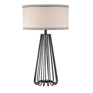 Pacific Coast Lighting Circle Line Table Lamp in Black   87 1810 07