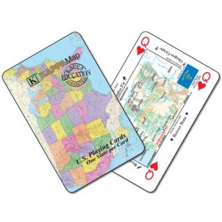 Universal Map U.S. Map Playing Cards