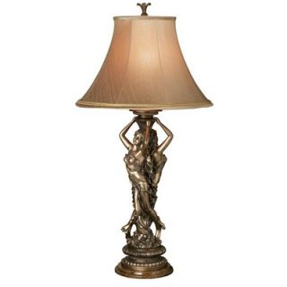  Lighting Glory Dance Table Lamp in Antique Gold Bronze   87 1523 20