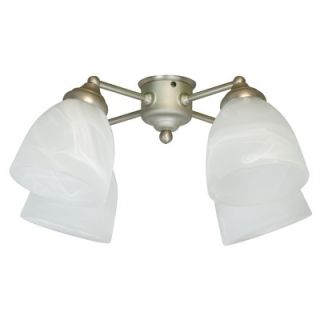 Craftmade Four Light Branched Ceiling Fan Light Kit   LK400CFL AG