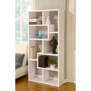 Hokku Designs Masima Unique Bookcase / Display Cabinet in White   FM