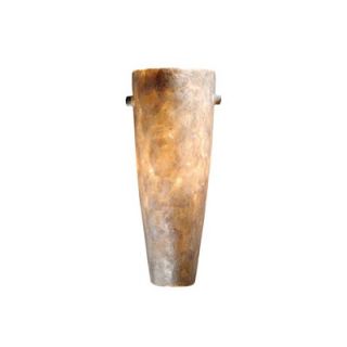 Vaxcel Milano Wall Sconce with Champagne Shell Glass   WS53251SN