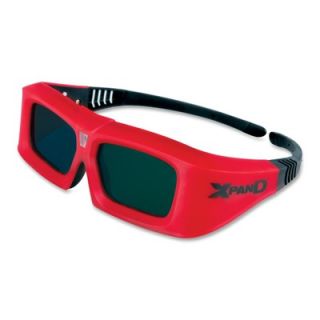 Sharp 3D Glasses for 3D Projector, Red/Black