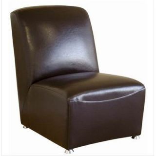 Wholesale Interiors Escalus Leather Armless Accent Chair   A 71 J001