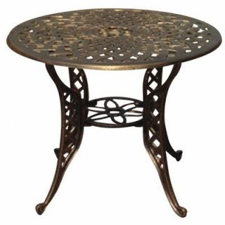 DC America Mesh Round Dining Table   DT3600 BR