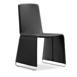 dCOR design Nova Leatherette Dining Chair in Black