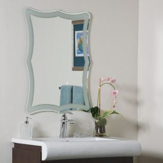 Decor Wonderland Coquette Frameless Wall Mirror