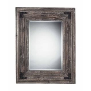  Rectangle Mirror in Distressed Monterey Reclaimed Wood   116 005