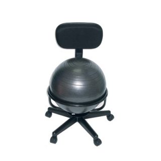 Cando Adjustable Ball Chair with Back