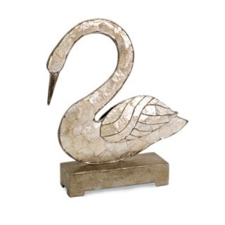IMAX Fenella Capiz Shell Double Sided Swan Figurine
