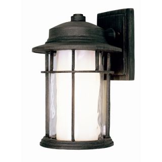 TransGlobe Lighting Exterior Wall Lantern with Double Glass in Rust