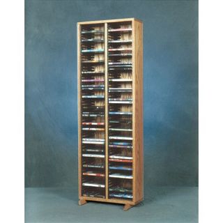 Wood Shed 200 Series 128 DVD Multimedia Storage