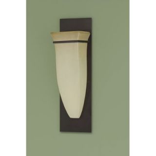 Feiss American Foursquare Half Moon Wall Sconce in Oil Rubbed Bronze