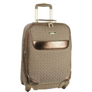 Anne Klein Signature Jacquard 24 Expandable Spinner Suitcase