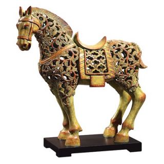 Uttermost Chunar Horse Sculpture Sculpture in Soft Cinnamon Red and