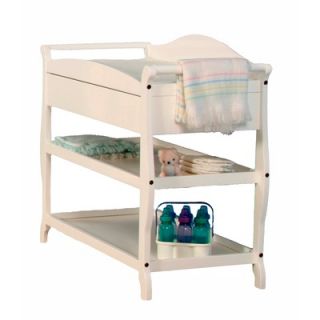 Storkcraft Aspen Changing Table with Drawer in White   00524 581