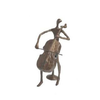 DanyaB Cello Player in Cast Bronze