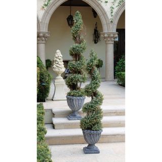 Design Toscano Spiral Topiary Small Tree Urn
