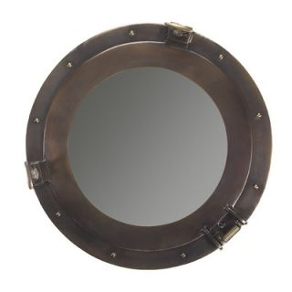 Authentic Models Cabin Porthole Medium Mirror in Bronze   AC188A