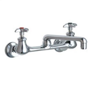 Chicago Faucets Laboratory Wall Mounted Sink Faucet with Cast Swing