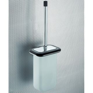 Odos Wood Wall Mounted Toilet Brush Holder in Wenge