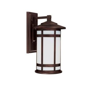 Capital Lighting Mission Hills Outdoor Wall Lantern in Burnished