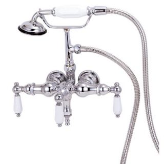 Elizabethan Classics Wall Mount Tub Faucet with Hand Shower and
